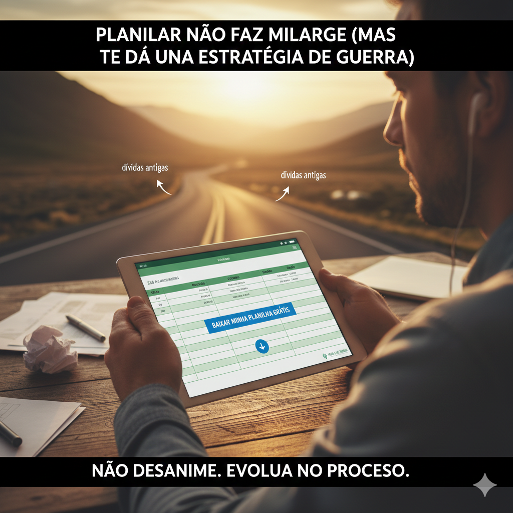 Planilhar não faz milagre (mas te dá uma estratégia de guerra)
